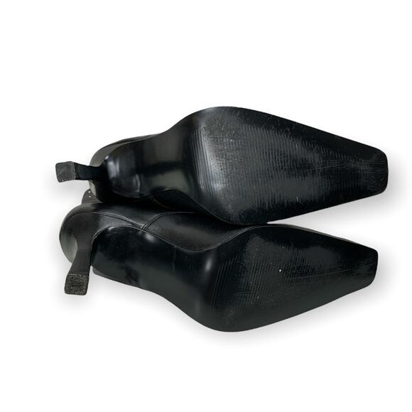 Carlos by Carlos Santana Women’s Black and White Elan Booties-9M - Picture 6 of 8